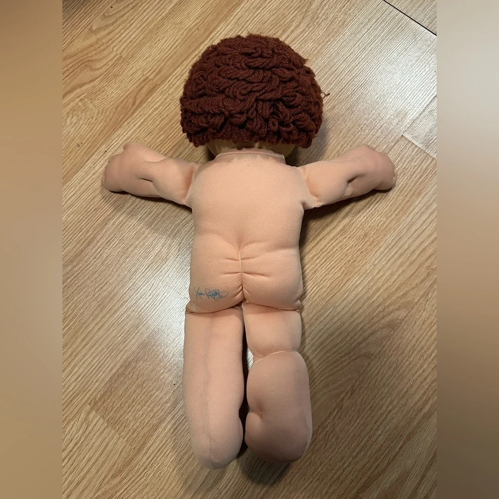 VTG 1985 Cabbage Patch Kids Boy Red Loop Hair Brown Eyes 2 Dimples HM 2